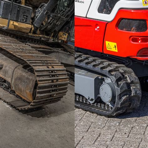 steel tracks vs rubber tracks mini excavator|mini digger tracks.